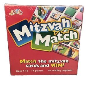 Educational Toys Mitzvah Match Board Game Ages 4-10 No Reading‎ Required NIB